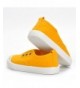 Sneakers Toddler Boys Girls Candy Color Canvas Sneakers Casual Boat Shoe - Yellow - CP182YMDELO $23.36