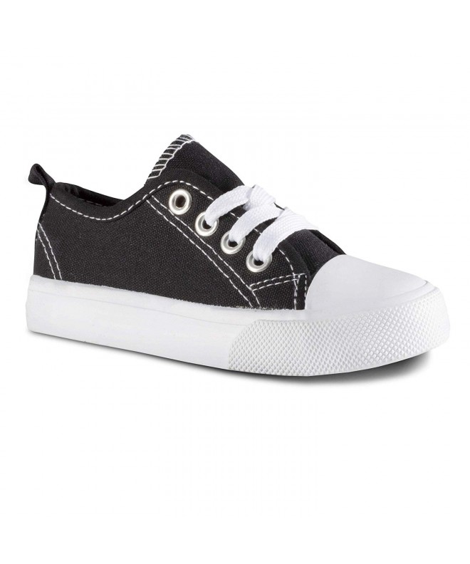Sneakers Kid's Fashion Sneakers-Black/White-9 M US Toddler - CS18C9SGK6G $26.37