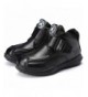 Sneakers Leather Sneakers Outdoor Anti Skid - Black 1 - CW18HYCZGHS $37.82