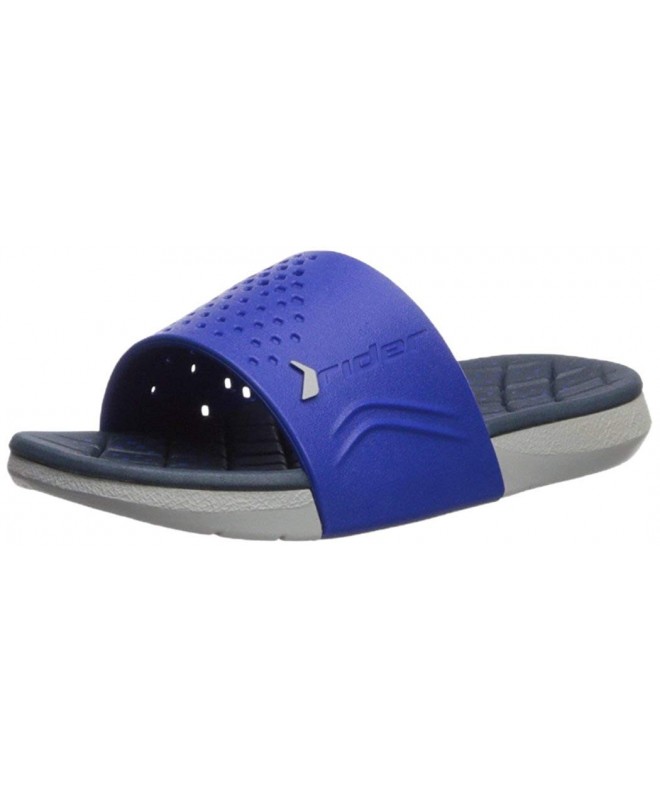 Sport Sandals Infinity Kids Slide Sandal - White/Blue - CX187LWAYUR $44.82