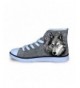 Sneakers Lace-up 3D Animal Print Child Girls Boys High Top Vulcanized Flat Shoes - Animal Pattern-9 - CV18DDLR8TE $53.88