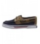 Sneakers Galley Boat Shoe (Little Kid/Big Kid) - Denim/Tan - CH11ZJAQFAP $51.43