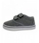Sneakers Boys Toddler Classic Canvas Boat Shoe Slip On - No Tie - Sneakers - Grey - 2 Strap - CX18ERSGWA4 $25.94