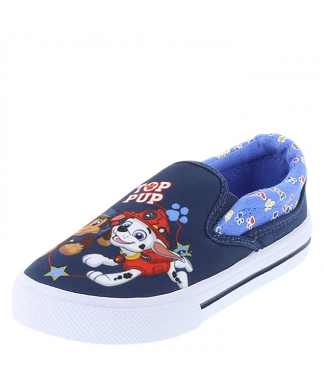 Sneakers Boys' Toddler Twin Gore Slip-On - Blue - CS18EQ4WEZT $26.57