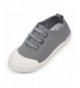 Sneakers Kids Canvas Sneaker Slip-on Baby Boys Girls Casual Fashion Boat Shoes - Grey - CG185K3M0TH $26.24