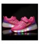 Sneakers Kids Roller Skate Shoes with Single Wheel Shoes Sport Sneaker LED - Led Pink - CL1898XER9T $40.05