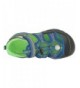 Sport Sandals Piranha Boy's Outdoor Fisherman Sandal (Toddler/Little Kid/Big Kid) - Green/Blue - CJ12JTH644H $80.96