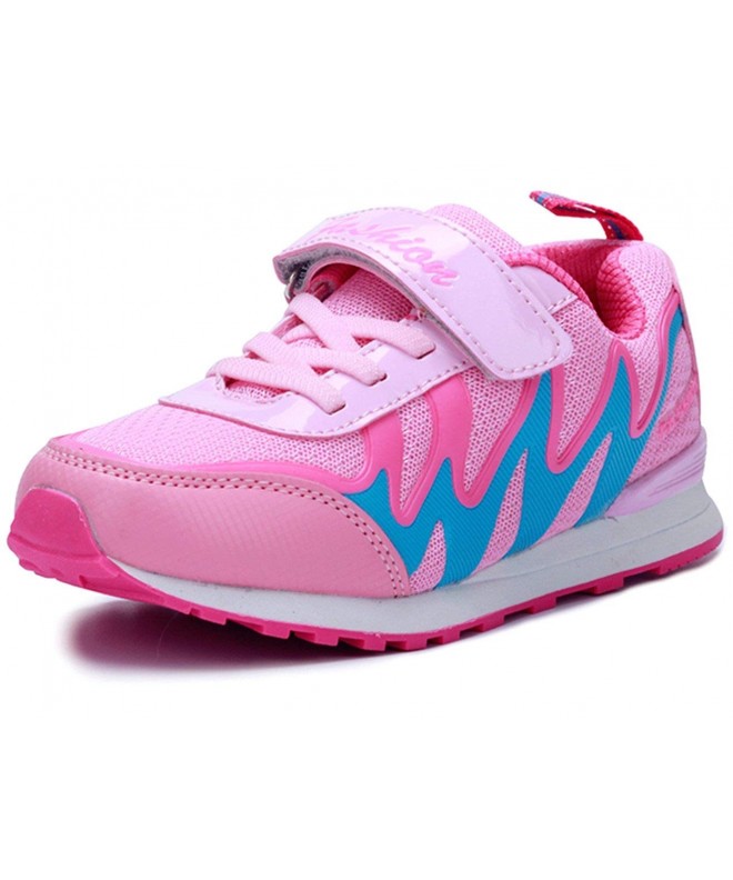 Sneakers Boys & Girls Lightweight Sneakers Breathable Athletic Running Shoes(Toddler/Little Kid/Big Kid) - Pink-02 - CQ182XUI...