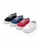 Sneakers Toddler Canvas Sneaker Slip-On Soft Sole Little Kids Boys Girls Outdoor Tennis Walking Shoes - A-jeans - CK18GU9ARWM...