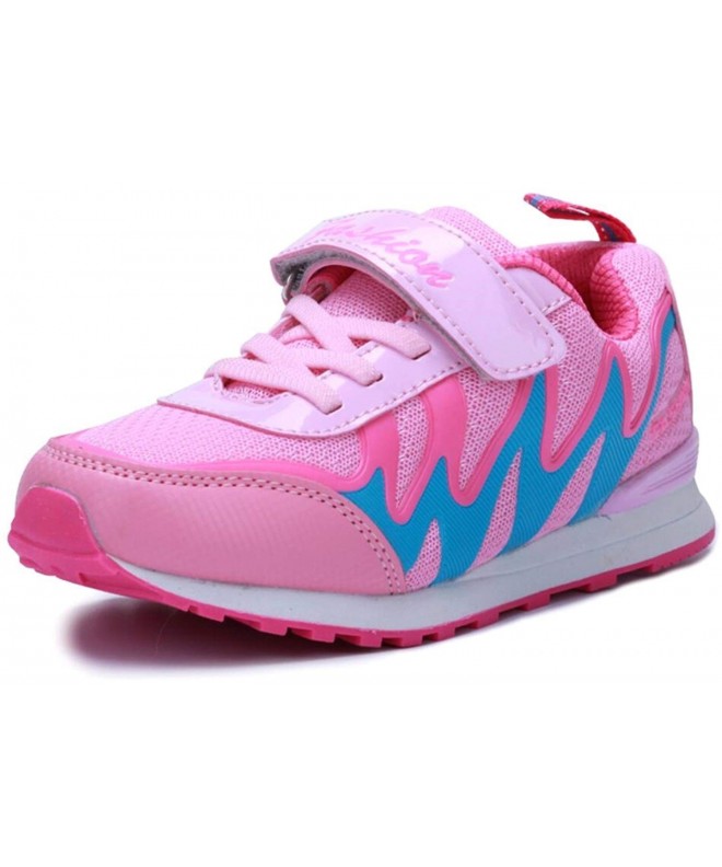 Sneakers Boy's Girl's Outdoor Running Sneaker Breathable Casual Athletic Shoes - Pink - CD182XX9954 $26.86