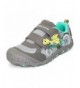 Sneakers Kids Athletic Dinosaur Shoes Hook Loop Sneakers Walking School Water Resistant - Gray - CH187N96NCA $56.75