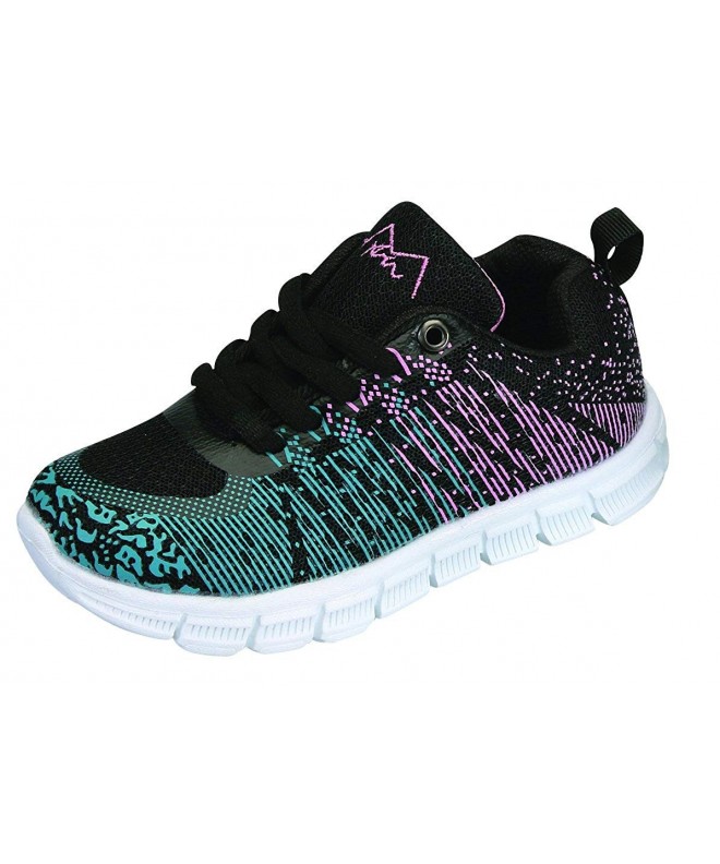 Sneakers M-AIR Ultra Lightweight - Kids Athletic Lace Sneakers for Boys & Girls - Glide Pink/Teal - C5187UK4YQT $36.68