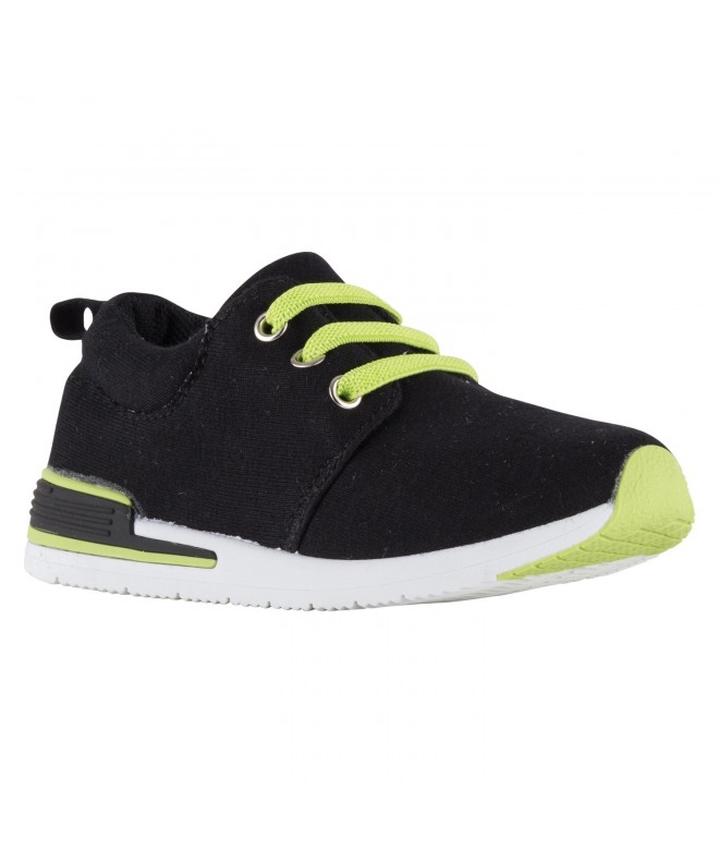 Sneakers Sunny Boys Black Athletic Shoe - C518CMOSCOK $30.09