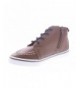 Sneakers Boy's High Top Sneakers-Kids Hi Tops Skate Shoes-Boys Chukka Boots-Casual Shoe - Cognac/Dk Brown - CQ18IWTUQ7D $27.16