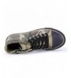 Sneakers Boys Girls Camouflage Lace-Up Canvas Shoes High Top(Toddler/Little Kid/Big Kid) - Green - CP17XMI2HQY $31.49