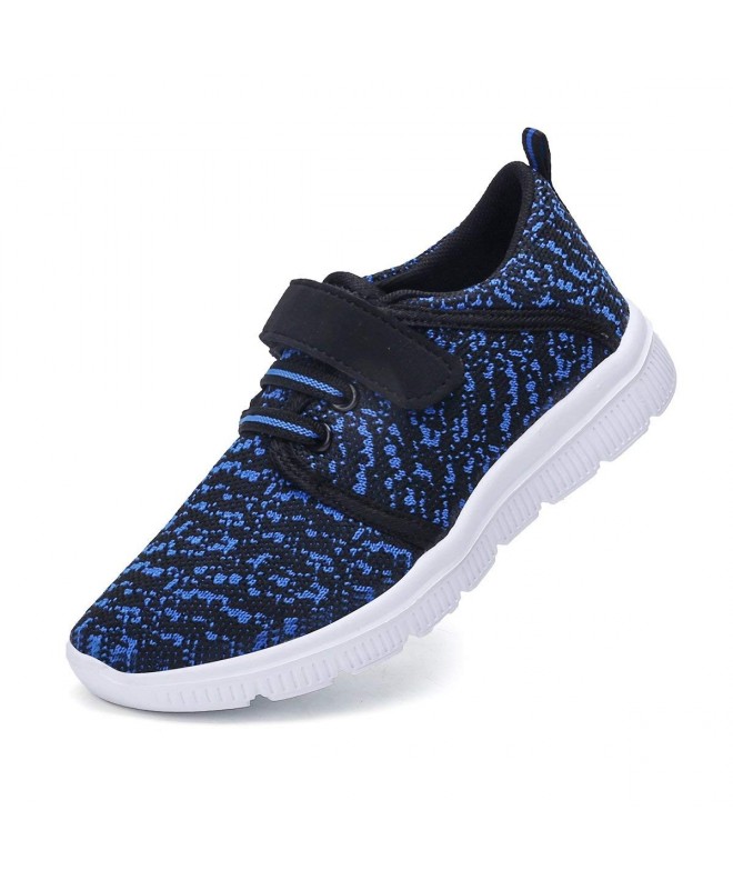 Sneakers Kids Lightweight Breathable Sneakers Easy Walk Casual Sport Shoes for Boys Girls - Blue - CR185M4WWSY $33.96
