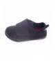 Sneakers Toddler Tennis Shoes-Boys Hook and Loop Sneakers-Toddlers Boy's Adjustable Shoe - Black/Red - CF18IWSAA39 $30.99