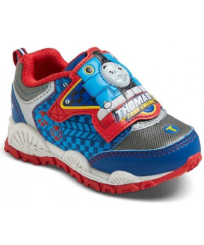 Sneakers Thomas The Tank Engine Train Kids Light Up Sneakers (Toddler/Little Kid - 6 M US Toddler) - C3180TDGWMQ $42.90