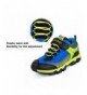 Trail Running Boys Hiking Shoes Waterproof Kids Sneaker - Black/Blue - CZ180DMMRWO $61.17