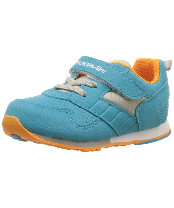 Sneakers Kids' Racer Sneaker - Turquoise/Orange - C218D3WDWC8 $72.23