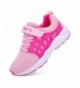 Trail Running Kids Athletic Tennis Shoes Lightweight Running Shoes Breathable Sneaker for Boys and Girls - Pink - C118LZKXIUY...
