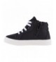 Sneakers Tyler Boys Sneakers - Elastic Stretch Lace High Top - Kids Shoe - Black - Black - C0184R7DWZH $24.49