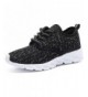 Sneakers Casual Breathable Lace-up Running Shoes(Little Kid/Big Kid) - Black - C2187I54G0E $31.59