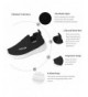 Sneakers Kids Boys Girls Sneakers - Breathable Mesh Lightweight Slip-On Toddler Casual Walking Running Shoes - Black - C4180E...