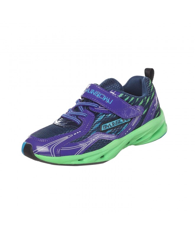 Sneakers Boys Running Shoes Shockproof - Navy Blue - CE180ZC6333 $79.63