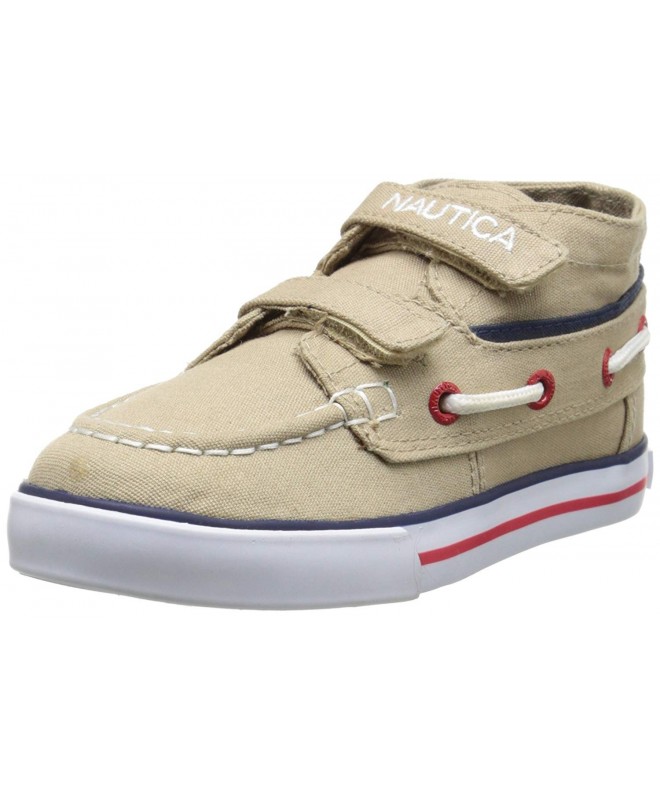Sneakers Headsail Velcro Canvas High Top (Toddler/Little Kid) - Boathouse Brown - C211TOMNCBV $42.48
