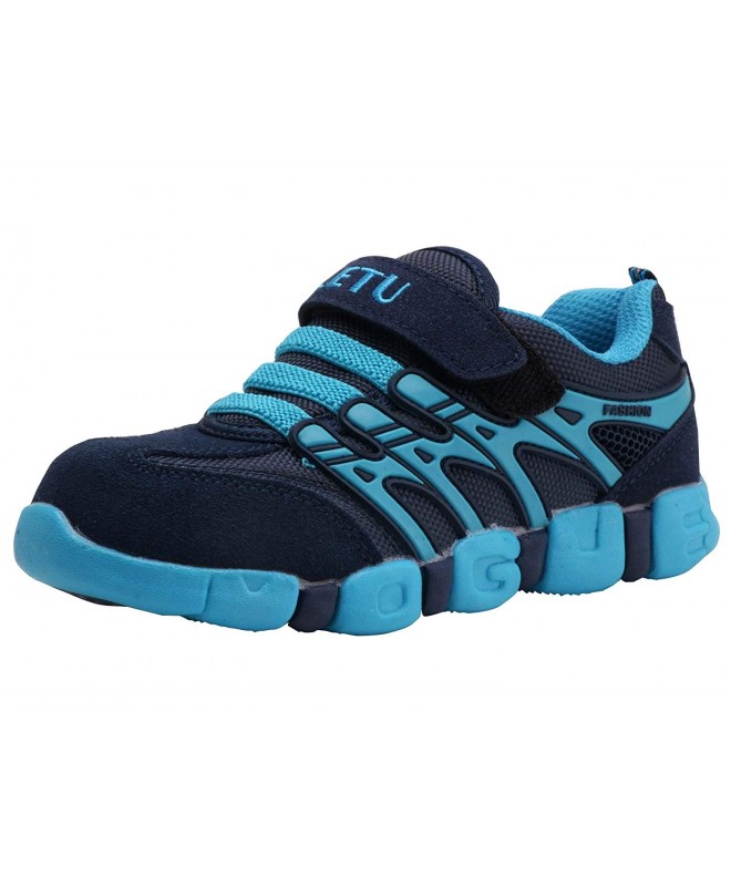 Trail Running Girls Light Weight Casual Sports Sneakers(Toddler/Little Kid) - Deep Blue - C6184QZYHD5 $24.59