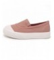 Sneakers Kid's Casual Slip on Low up Canvas Shoes - Pink - CA12NZYUKWG $20.20
