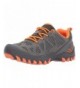 Sneakers Kids Troy Boy's Outdoor Lace-Up Sneaker - Grey/Orange - CH17XWD03S5 $59.81