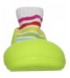 Sneakers Big Toe Box Toddler ShoeRAINBOW Green Large - C511DFOMHQF $28.07