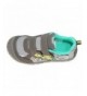 Trail Running Kids Athletic Dinosaur Shoes Hook Loop Sneakers Walking School Water Resistant Gray - Gray - CS187MSM48W $65.10