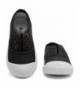Sneakers Kids Canvas Sneaker Slip-on Baby Boys Girls Casual Fashion Shoes(Toddler/Little Kids)-Black-24 - CQ186W6DMDE $26.51