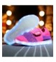 Sneakers Children's Colorful Rechargable LED Lighted Shoes for Little Kids/Big Kids - Pink - C91836ZCRUR $20.47