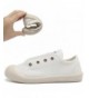Sneakers Kids Canvas Sneaker Slip-on Baby Boys Girls Casual Fashion Shoes - 1.white - C9186UWUION $49.04