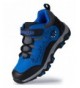 Trail Running Kids Waterproof Outdoor Hiking Athletic Sneakers Running Shoes - Blue(upgrade) - CT18HYD22XL $44.55