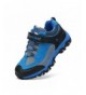 Trail Running Boys Hiking Shoes Waterproof Wide Athletic Trail Running Sneakers for Boys Blue - CV180DMZYRN $61.84