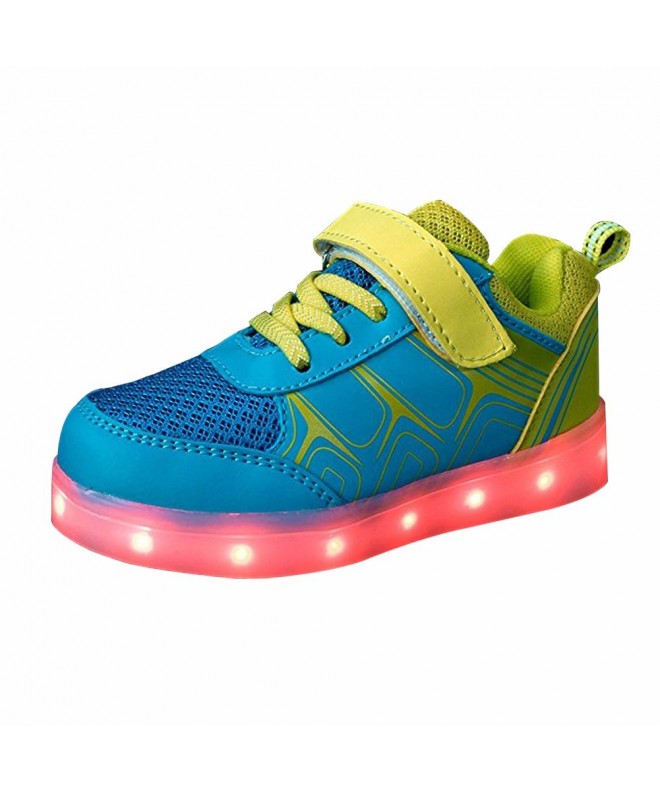 Sneakers Led Shoes - Led Light Up Shoes for Toddles - Boys - Girls and Kids with 7 Colors Light(Choose One Size Up) Yellow - ...