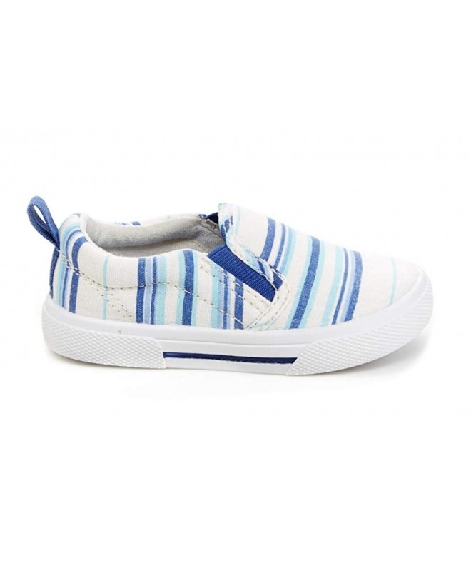 Sneakers Boy's Stripe Damon3 Slip On Sneaker 1 US M Youth - C818KRWL6CE $28.32