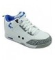 Sneakers Boys' High Top Urban Basketball Sneaker Size 3 White - CJ12O65XVCA $38.66