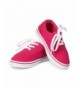 Sneakers Canvas Round Toe Classic Lace Up Sneaker (Toddler/Little Boy/Big Boy) DG59 - Fuchsia - C812C9PT9JN $31.45