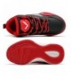 Basketball Kids Shoes Basketball Shoes for Boys Running Shoes Fashion Sneakers - Black Red - CR18E3CQO4K $50.43