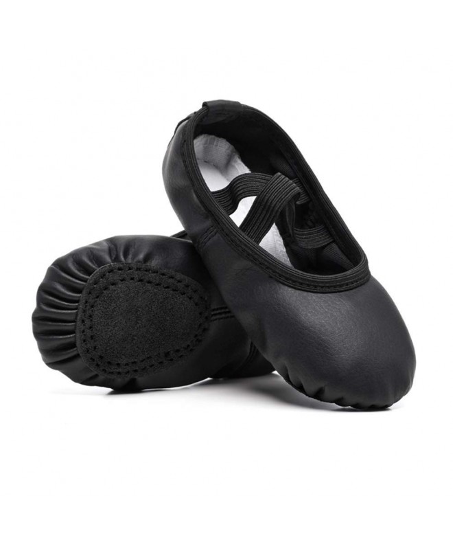 Dance Girls Ballet Practice Shoes - Yoga Shoes for Dancing - Black - C718MH2LGHG $25.22