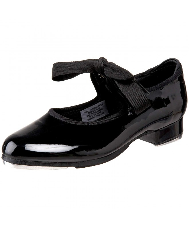 Dance Girl's Annie Tyette Tap Shoe - Black Patent - CR1153E91OB $49.23