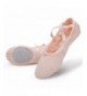 Dance Pro High-Count Cotton Canvas Ballet Dance Slippers for Toddlers/Kids/Girls/Women - Ballet Pink - CW185N5W232 $23.33