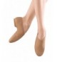 Dance Girl's Neo-Flex Leather and Neoprene Slip On Split Sole Jazz Shoe - Tan - CS1153FTQU9 $59.29