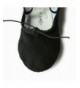 Dance Ballet Shoes Slippers Classic Canvas Split-Sole Dance Slippers for Toddler Kid Girl Boy Women - Black - CT1809XAL2K $19.42